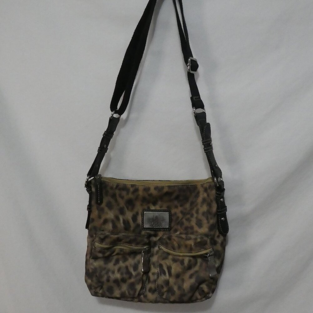 TYLER RODAN | OS 11.5 x 10 x 3 inches | Animal Print Shoulder Bag | Strap Handle